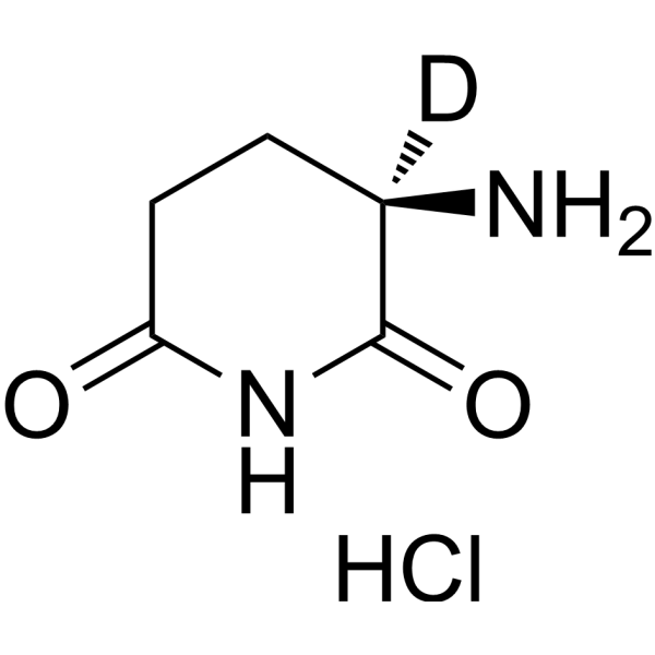 (R)-3-Aminopiperidine-2,6-dione-d hydrochloride 2708341-27-7
